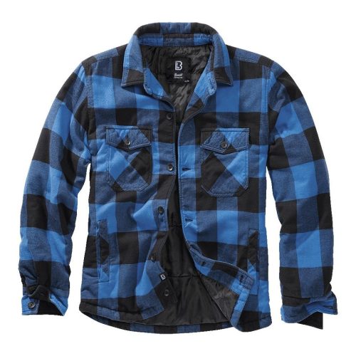 Brandit Lumber Jacket - black/blue