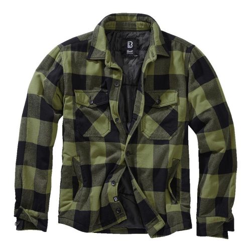 Brandit Lumber Jacket - black/olive