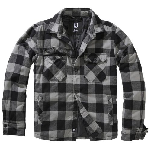 Brandit Lumber Jacket - black/charcoal