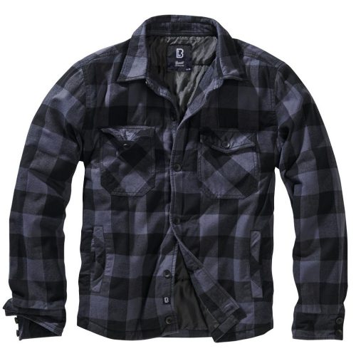 Brandit Lumber Jacket - black/grey